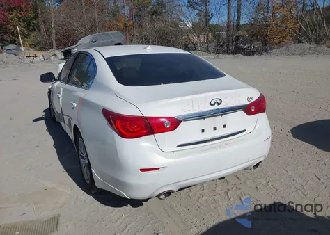 2015 Infiniti Q50 Premium from USA, damaged, VIN JN1BV7AP5FM331837